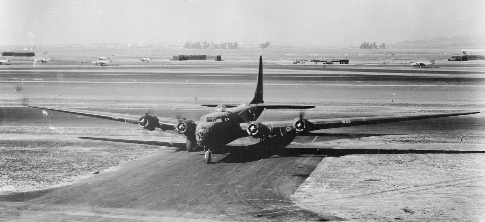 XB-19 on the ground