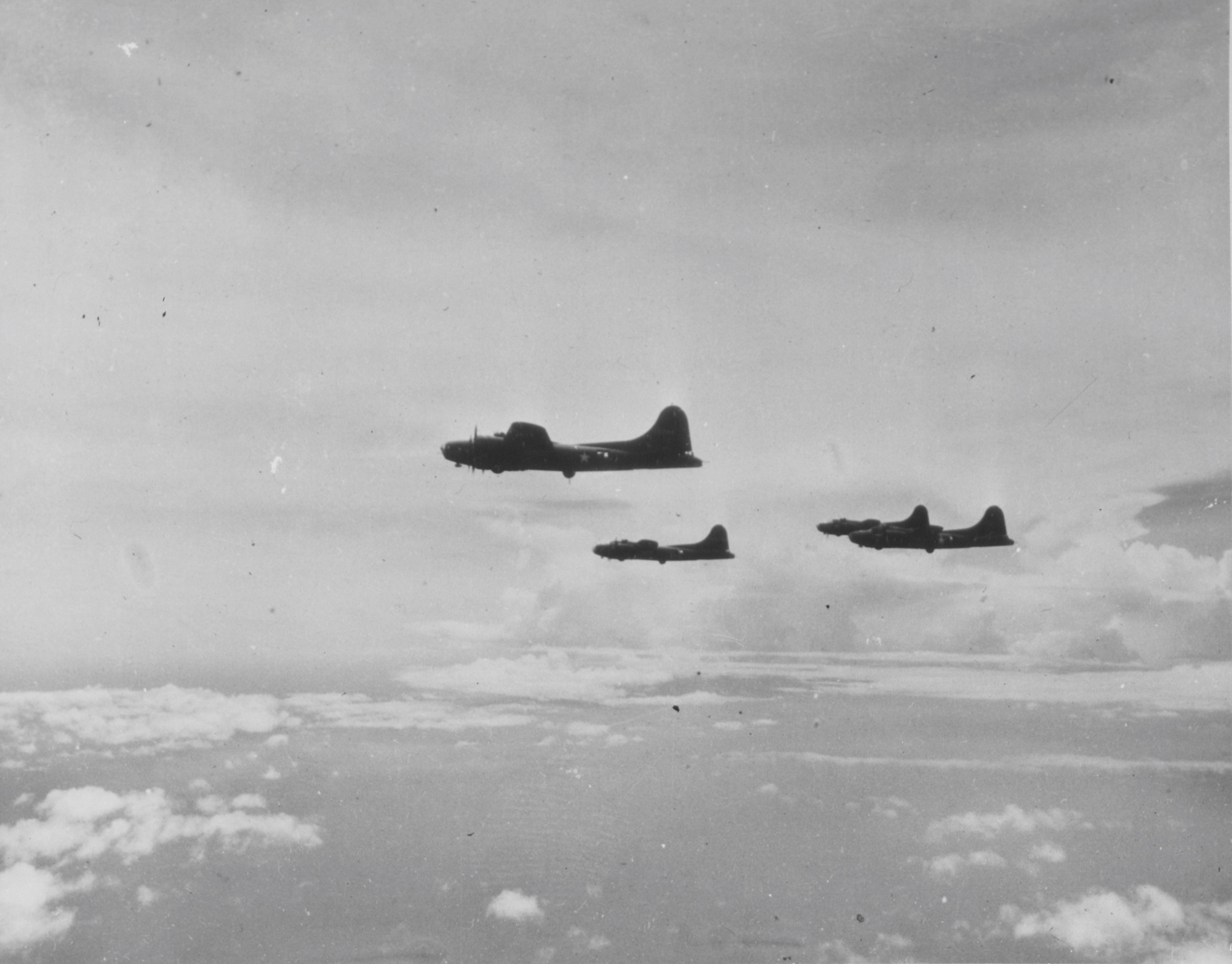 B-17s en route to Rabaul
