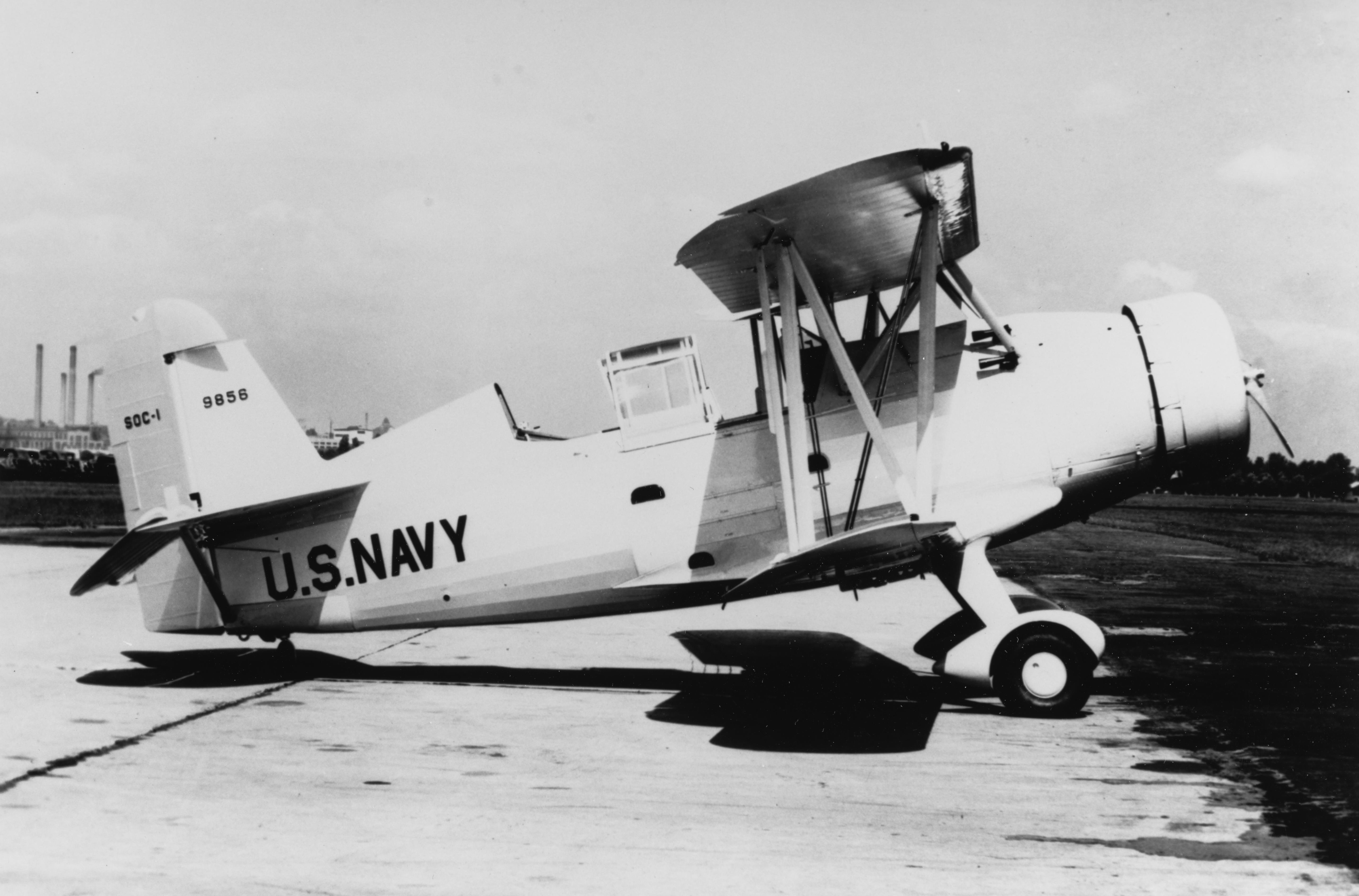 Curtiss SOC-1 scout-observation aircraft (Bureau # 9856 -the first SOC-1)