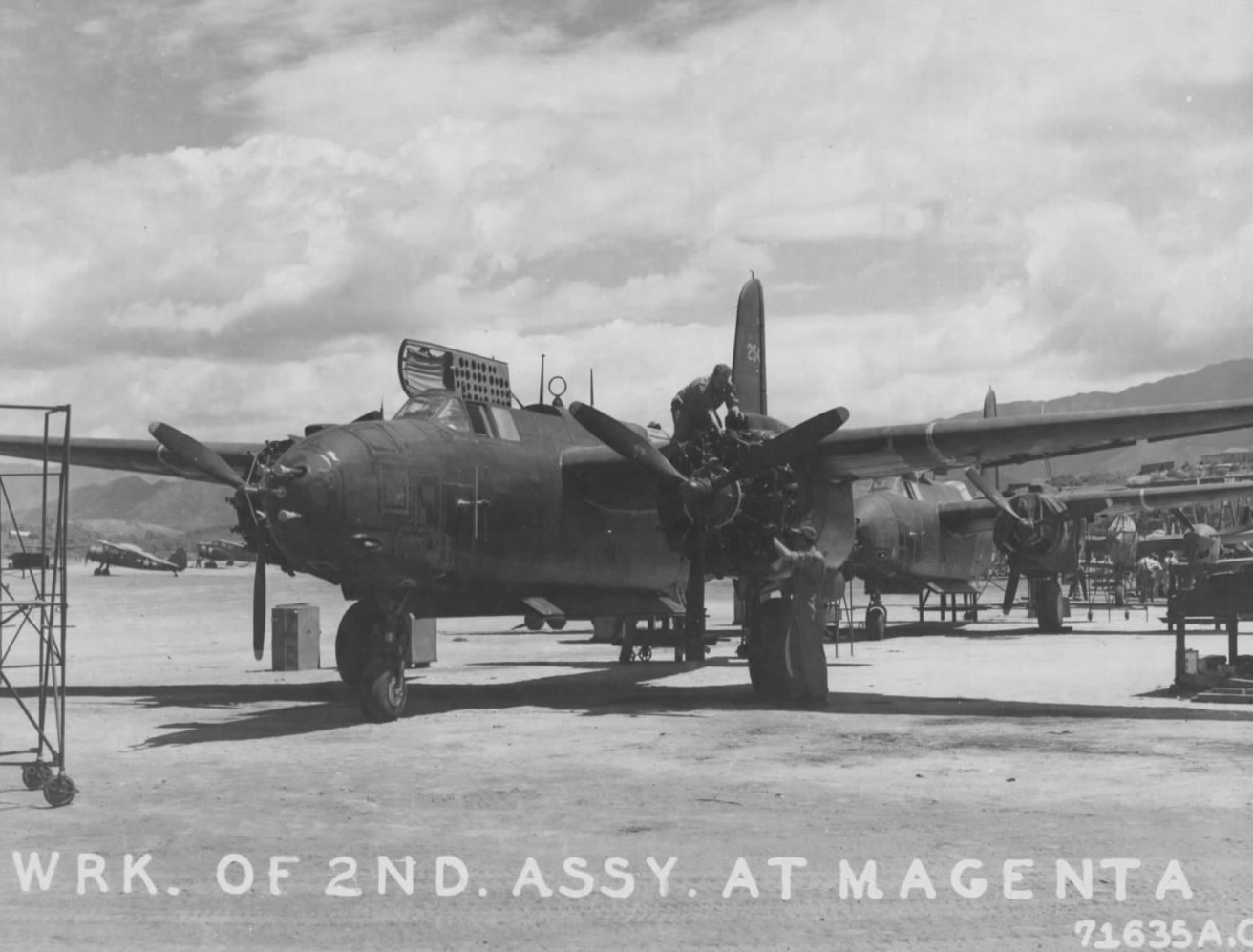 Douglas P-70 undergoing maintenance