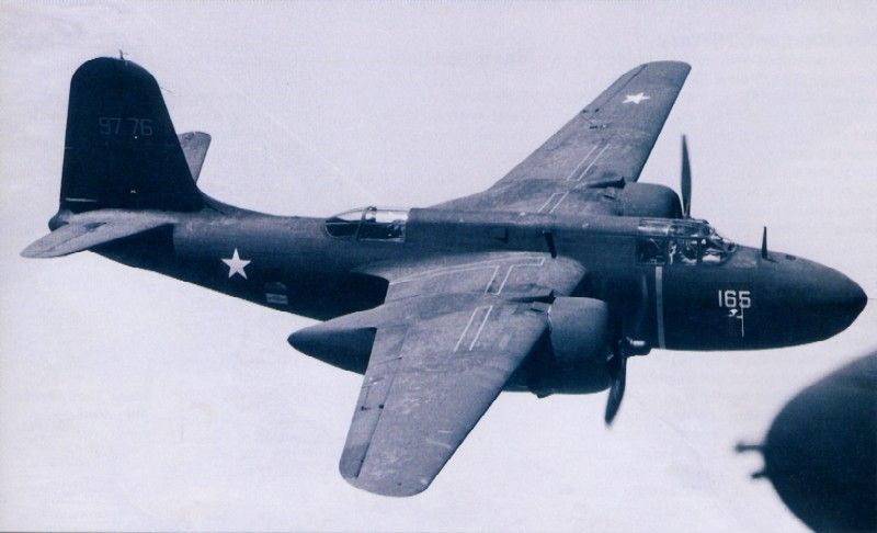 Douglas P-70 in flight