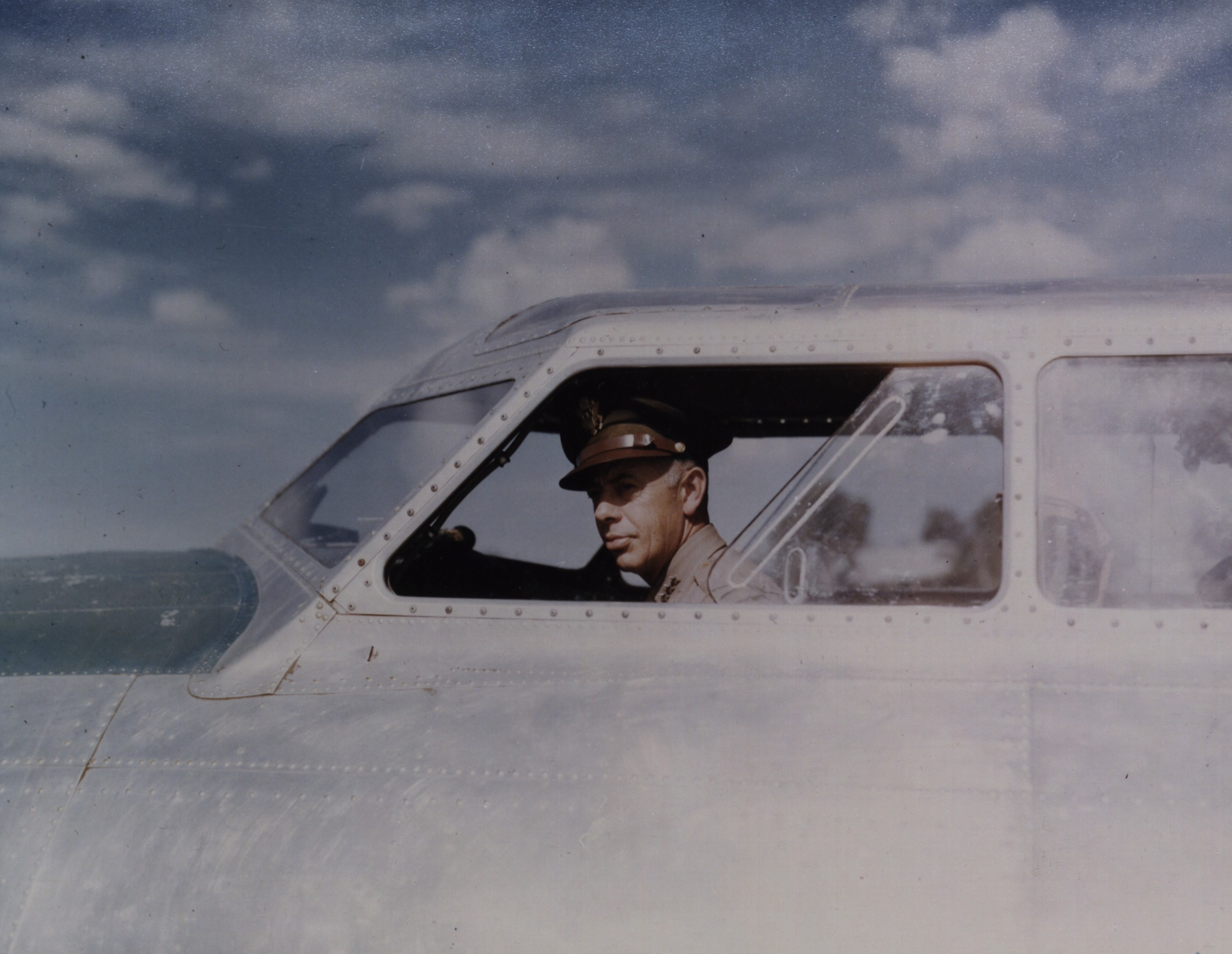 Kenny in his B-17