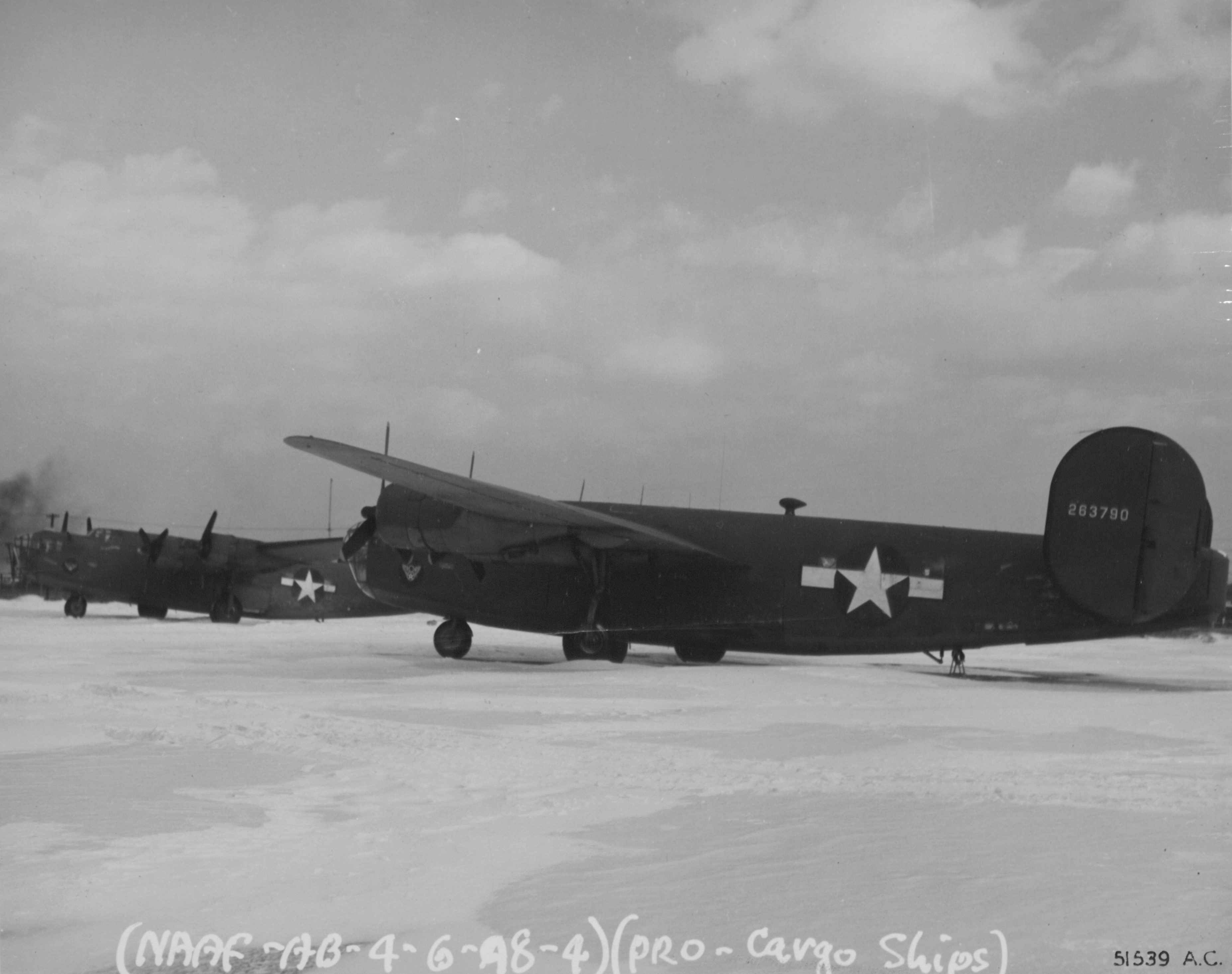 Consolidated C-87s before the takeoff