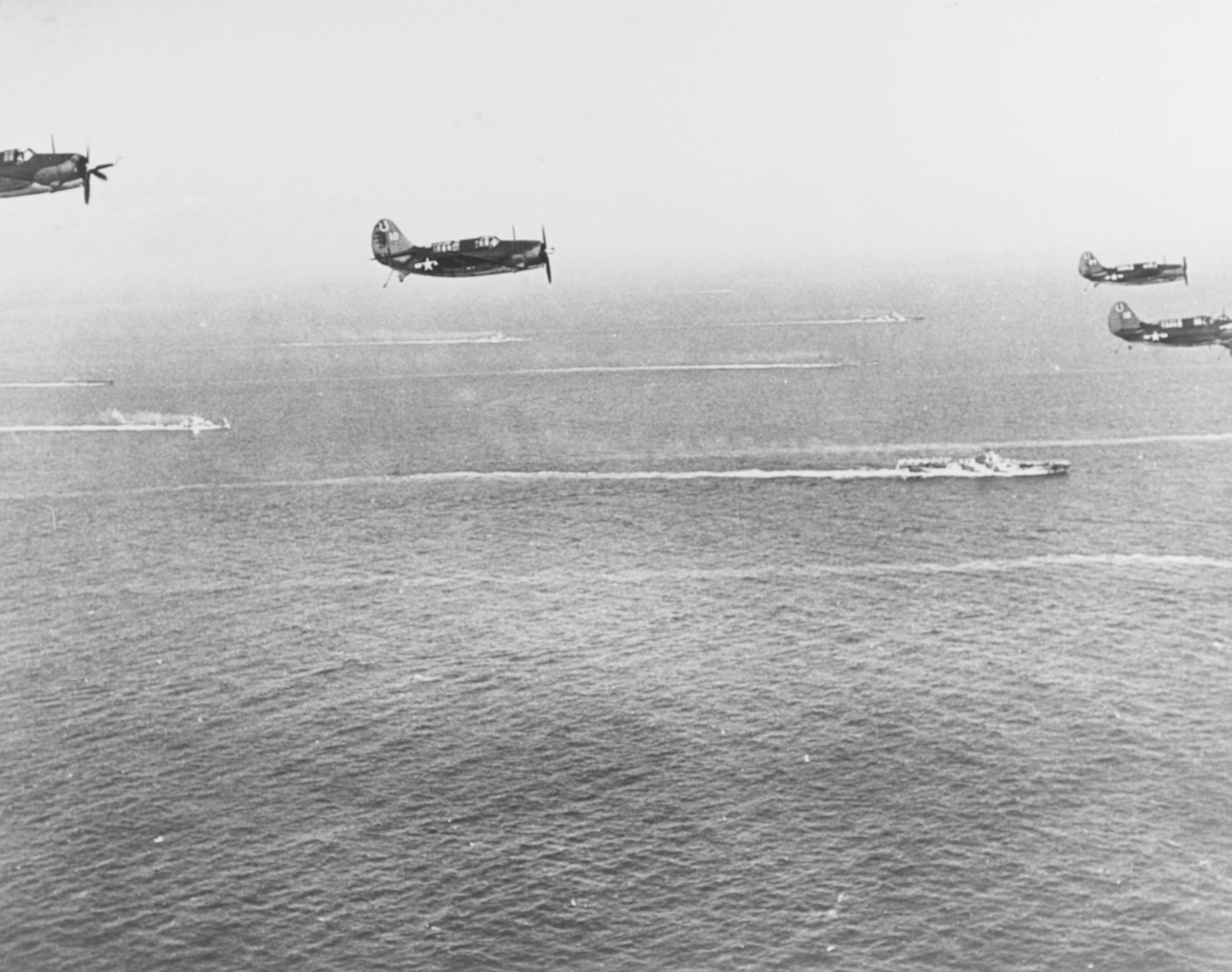 SB2C's from USS HANCOCK (CV-19)