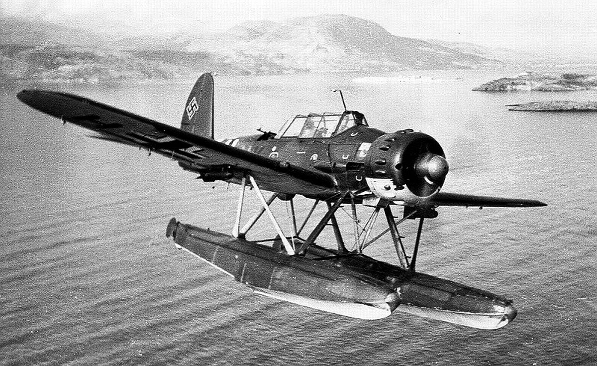 Arado 196 over Crete