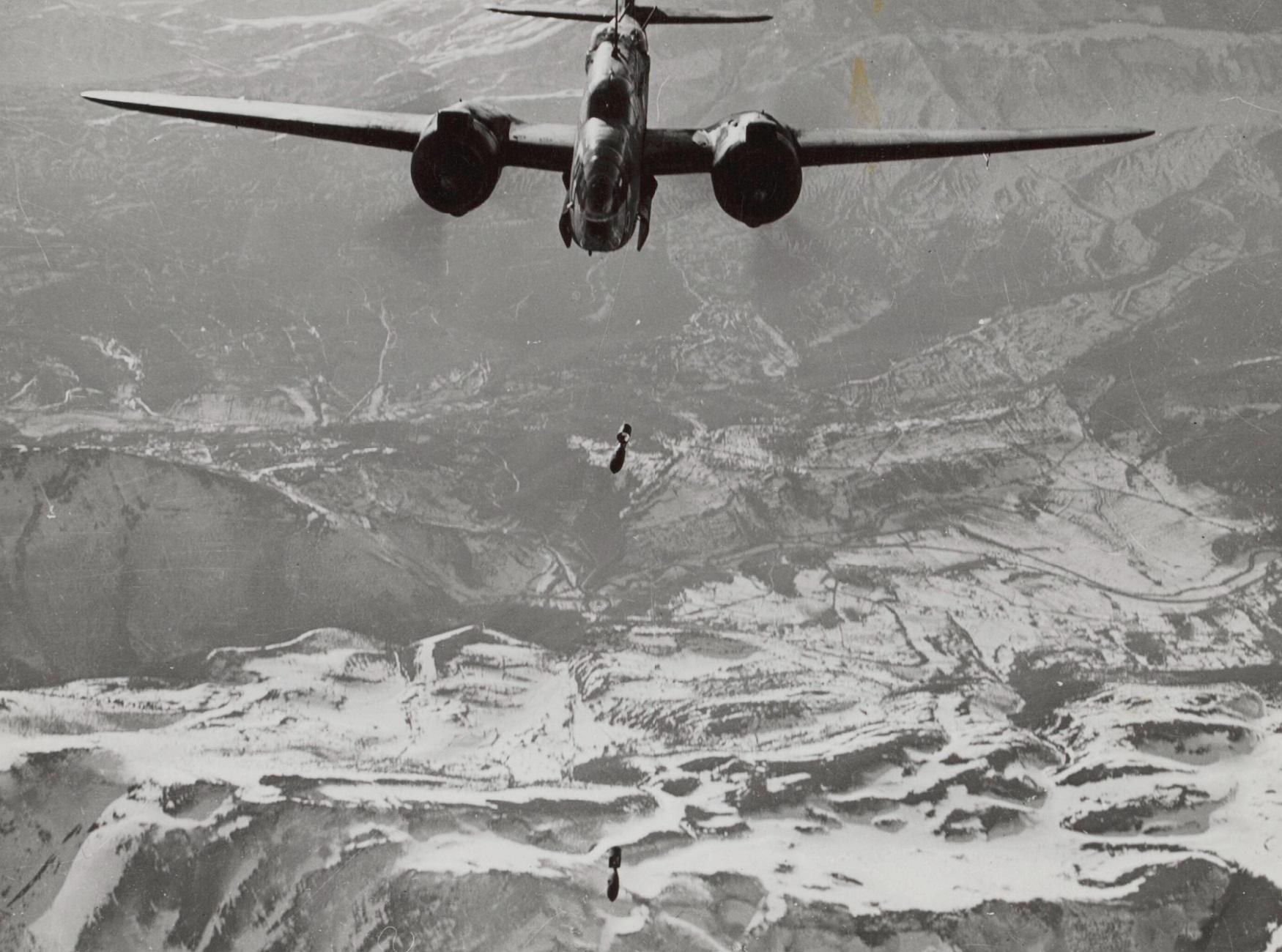 Martin Baltimore over Italy, 1944.