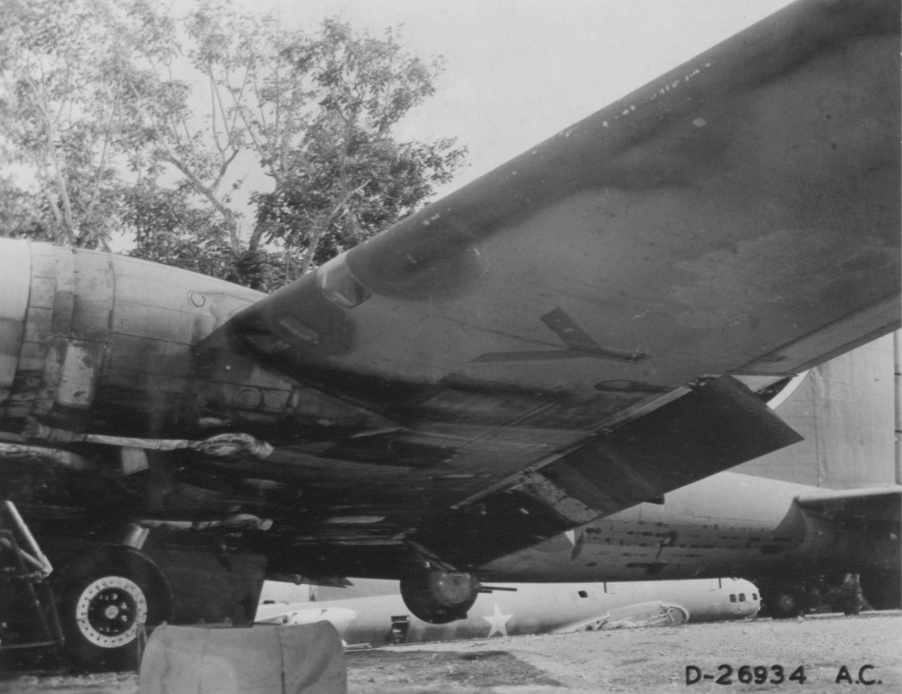 Bullet holes in B-17