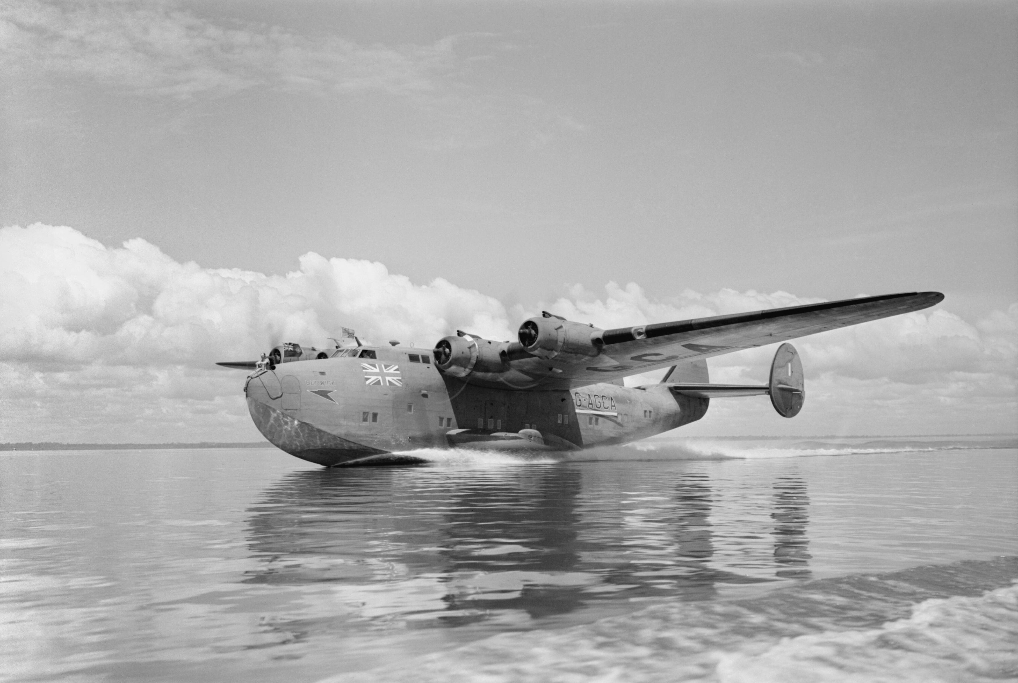 BOAC Boeing 314 in Lagos