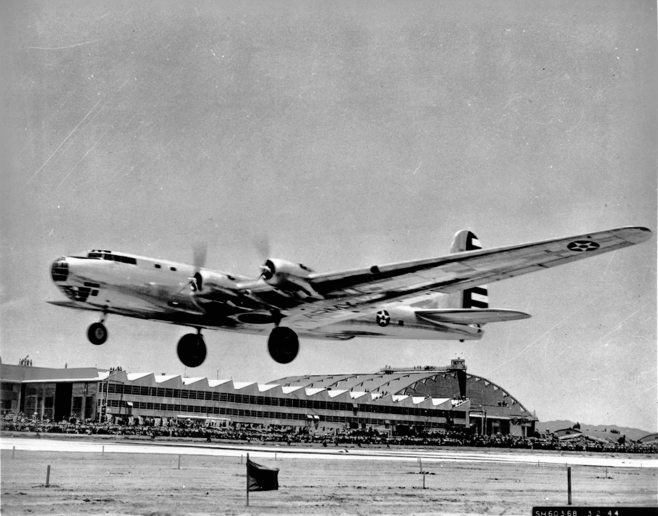 First flight of the XB-19