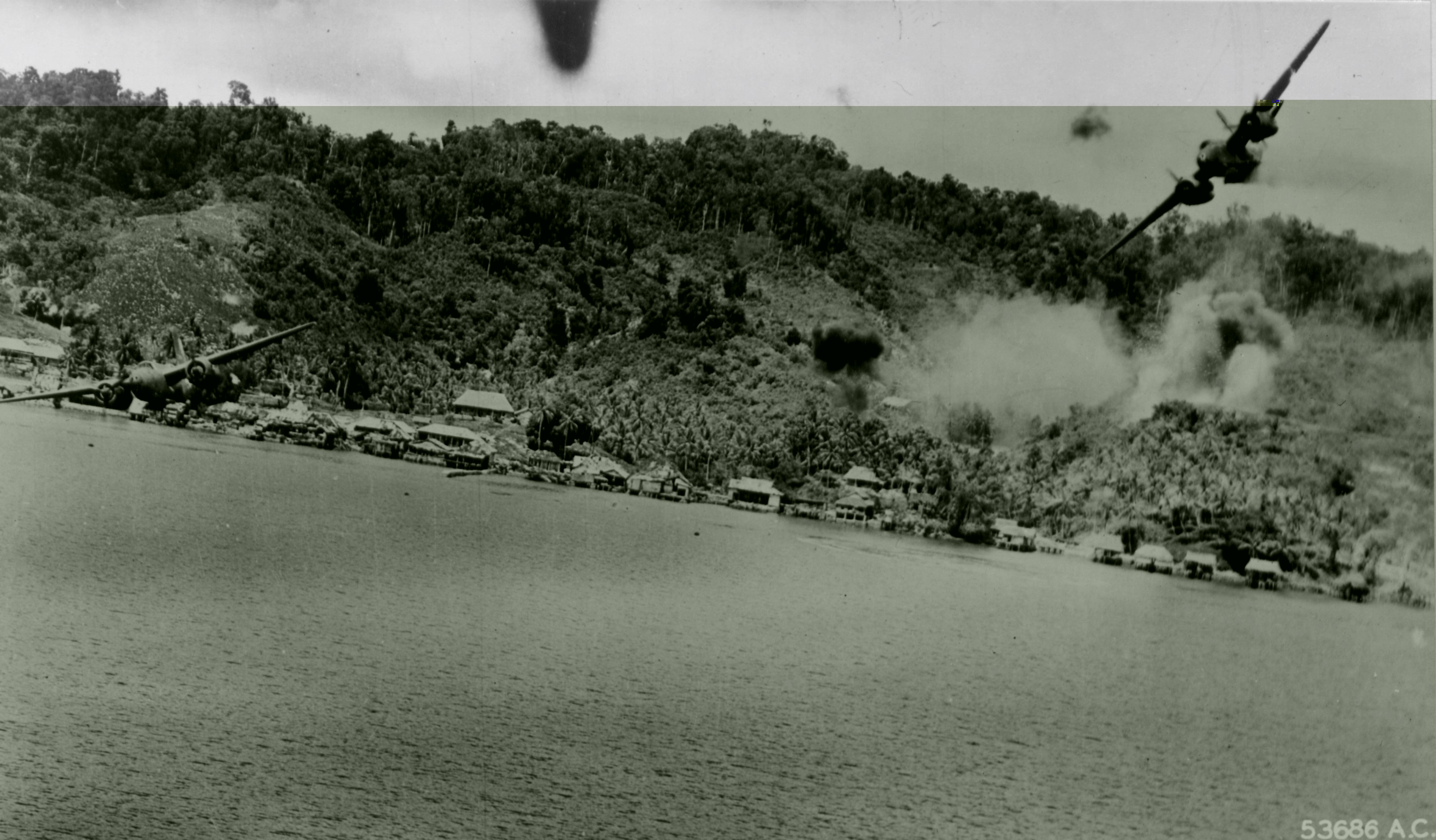 A-20 shot down at Karas (1/4)