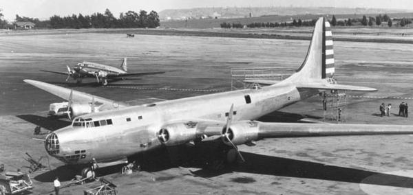 XB-19 on the ground