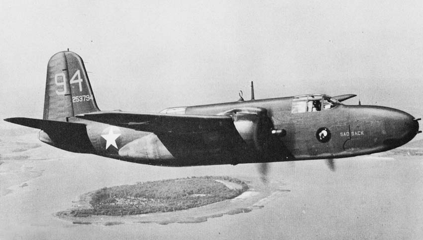 Douglas P-70 "Sad Sack" in flight