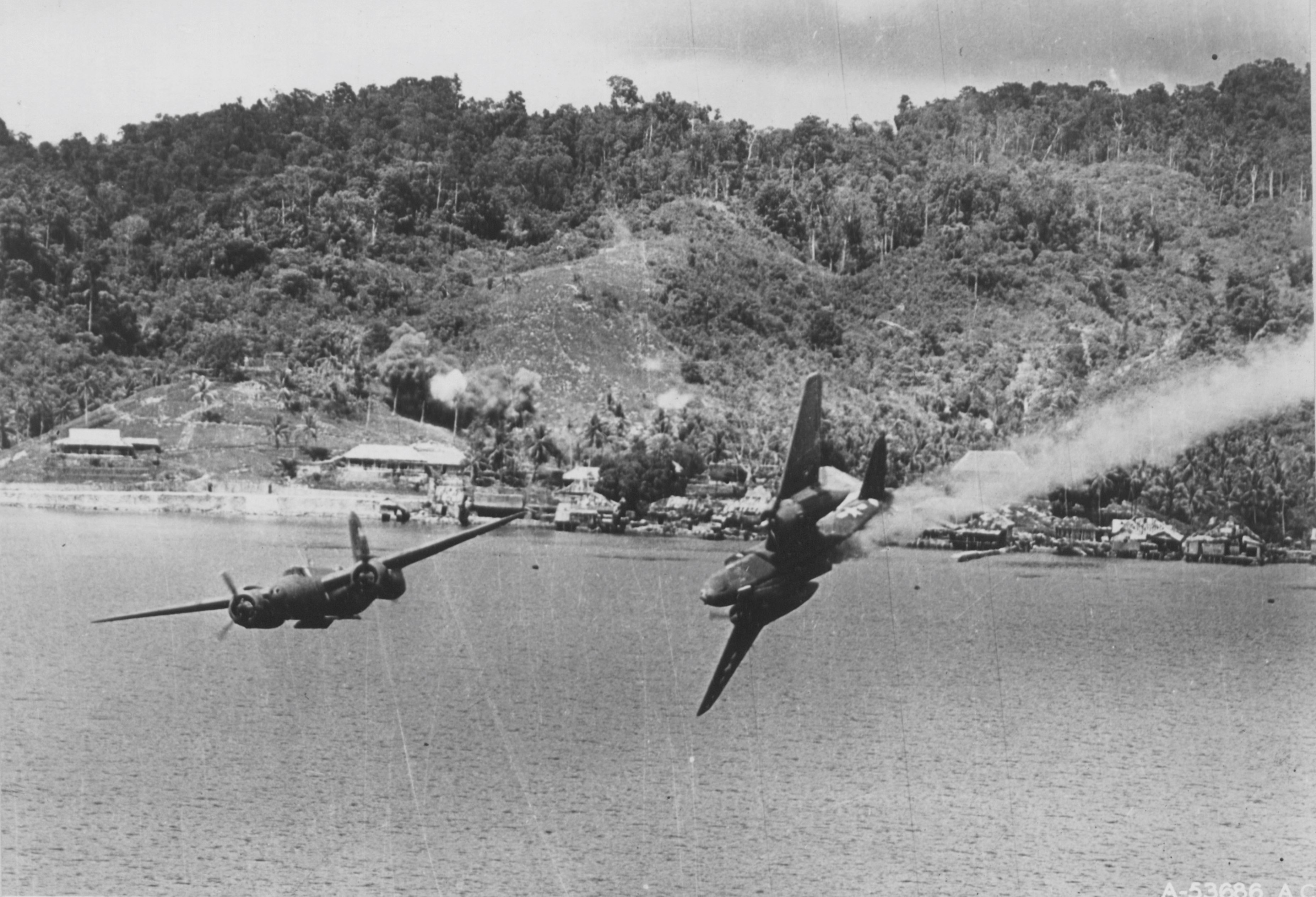 A-20 shot down at Karas (2/4)