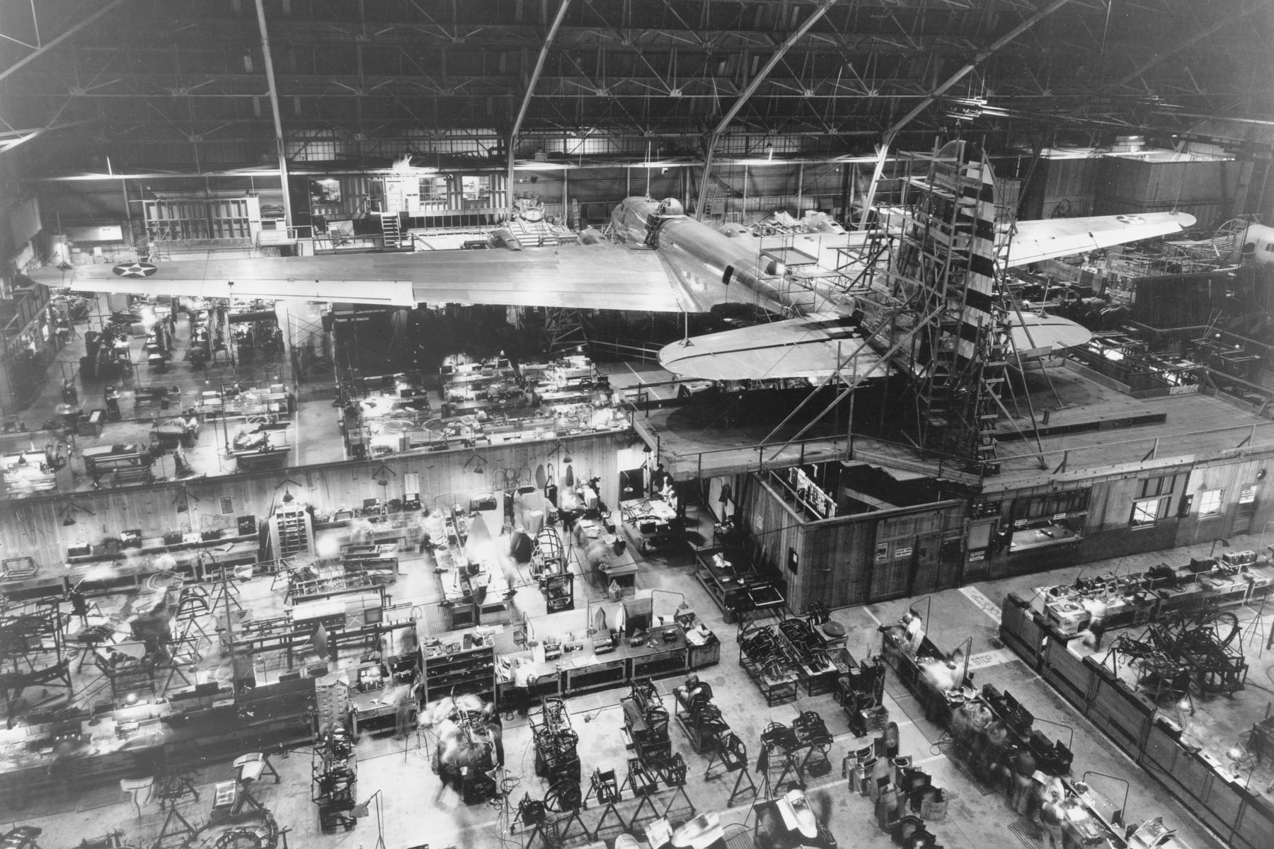 Douglas XB-19 under construction